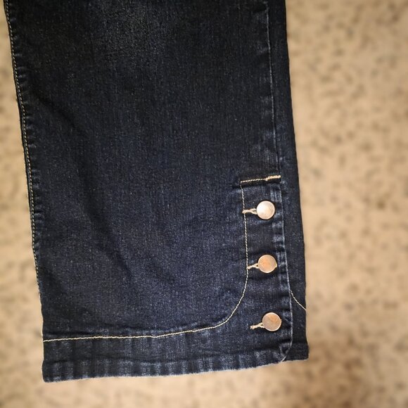 Women's BloomChic Plus Size 20 Blue Denim Jeans Stretch EUC - Picture 5 of 6